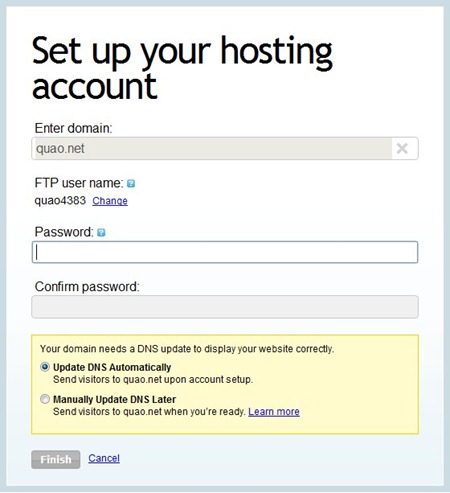 GoDaddy free Space 03