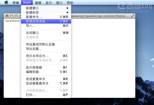 Mac OS X下创建SSH远程访问快捷方式的方法