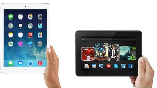 iPad Air VS Kindle Fire HDX