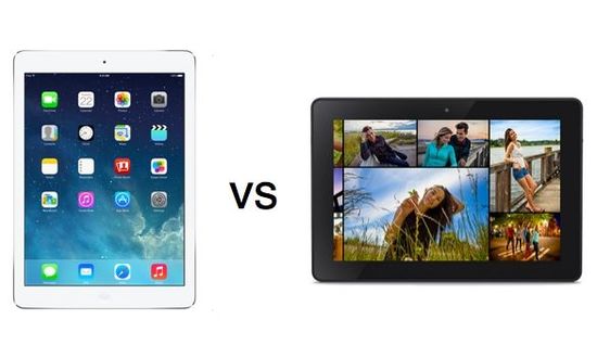 iPad Air VS Kindle Fire HDX