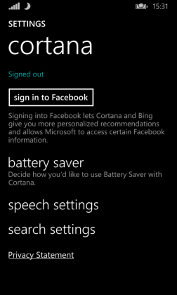 WP8.1,Cortana