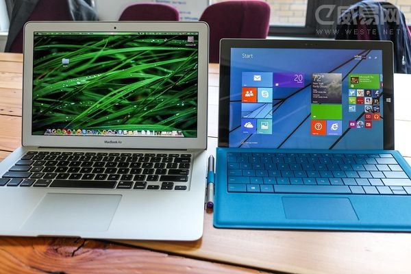 Surface Pro 3 VS MacBook Air：谁的配置更强？