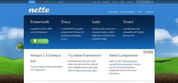 Nette - php frameworks