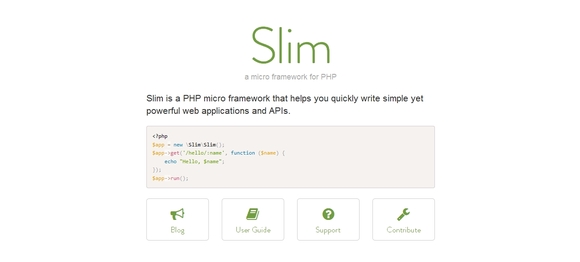 Slim - php frameworks