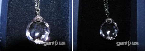 赶集网上正在转让的全新施华洛世奇项链