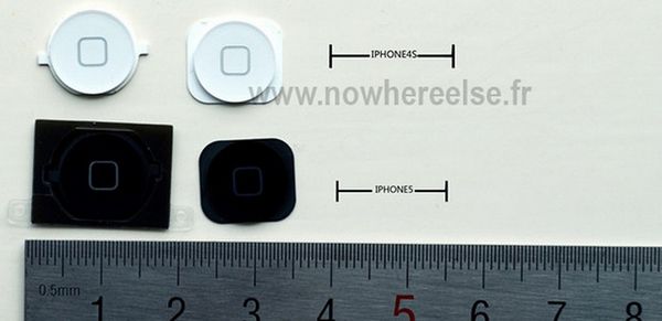 iPhone5的home键与nano-SIM卡谍照曝光