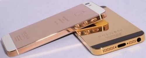 24K黄金的iPhone5手机闪亮登场!