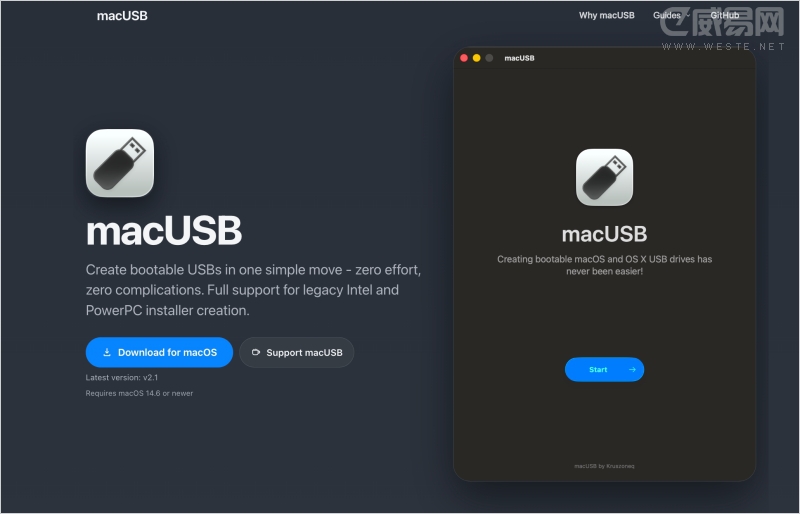 macUSB 界面截图